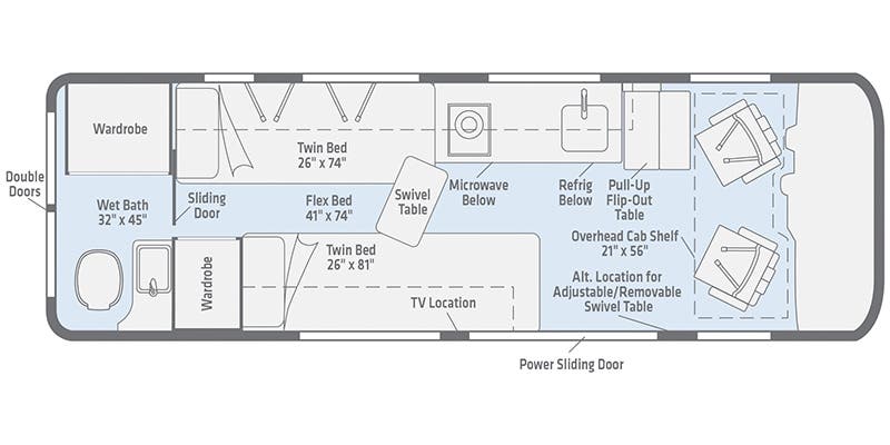 Winnebago Boldt 70KL floorplan