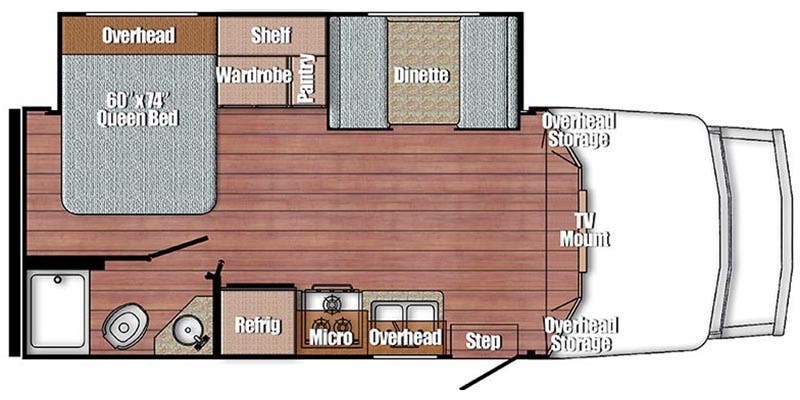 Gulf Stream BT Cruiser 5245 floor plan