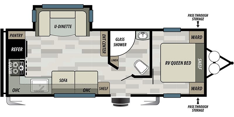 Forest River EVO T2360 floor plan