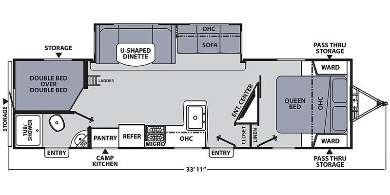 Coachmen Apex Ultra-Lite 290BHS floor plan