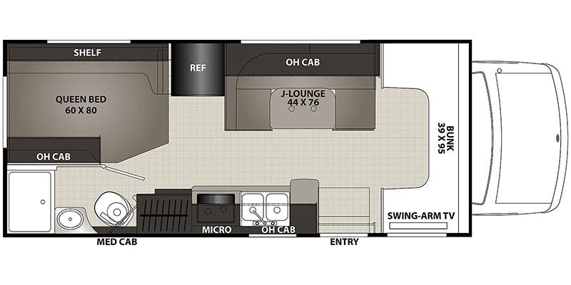 Coachmen Cross Trail XL 22XG floor plan