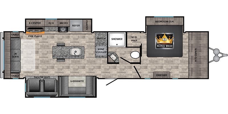 CrossRoads Volante VL34RE floor plan