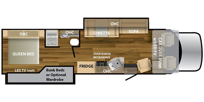 Nexus Wraith 35W floor plan