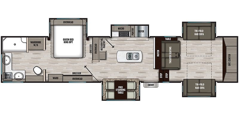 Coachmen Chaparral 334FL floor plan