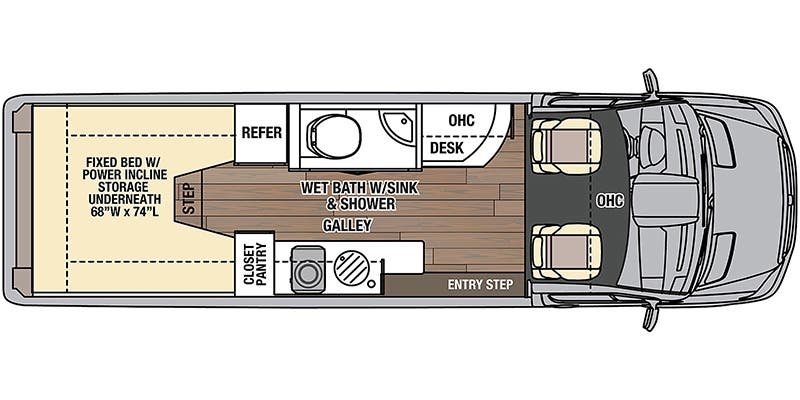 Coachmen Galleria 24A floor plan