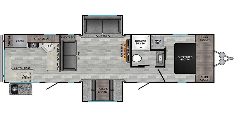 CrossRoads Zinger ZR341RK floor plan