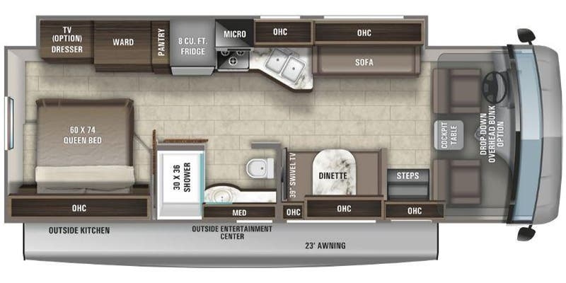Entegra Coach Vision 29S floor plan