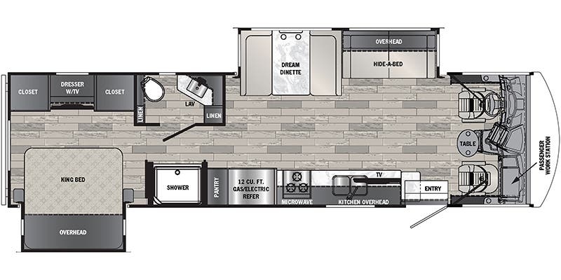 Forest River Georgetown 3 Series GT3 32A3 floor plan
