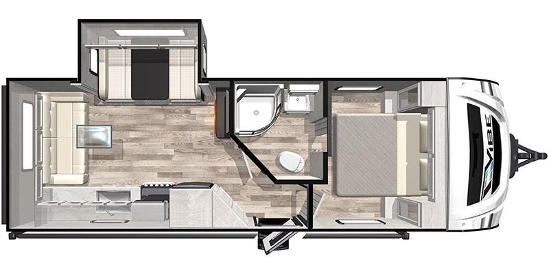 Forest River Vibe 24RL floor plan