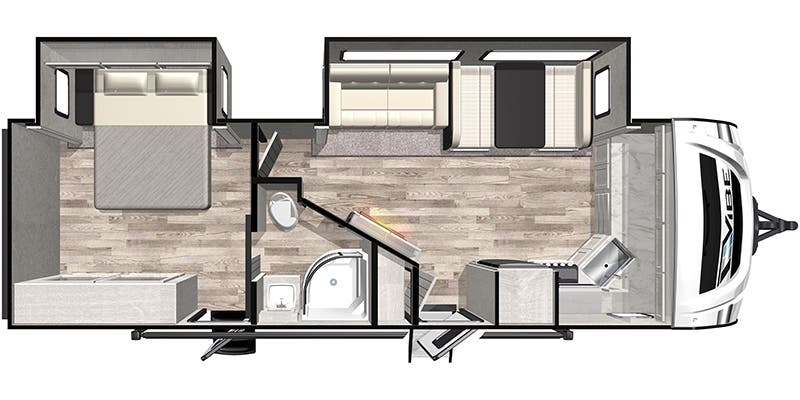 Forest River Vibe 27FK floor plan