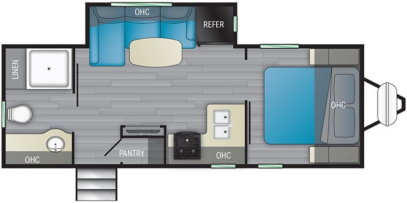 Heartland North Trail NT 22CRB floor plan