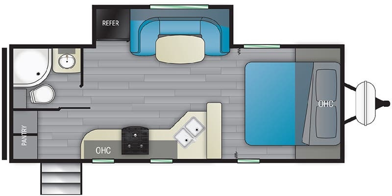Heartland North Trail NT 22RBS floor plan