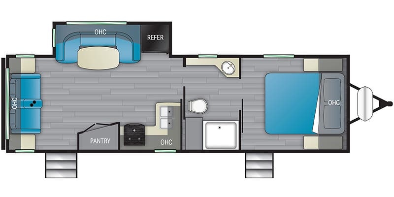 Heartland North Trail NT 25LRSS floor plan
