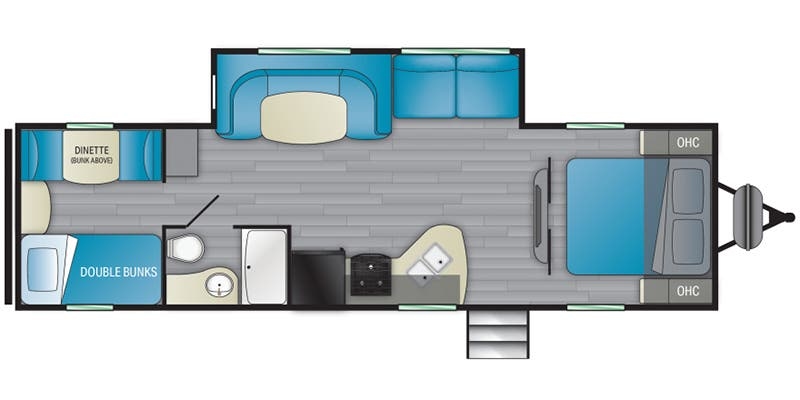 Heartland Prowler 300BH floor plan