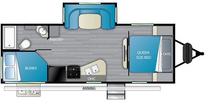 Heartland Sundance Ultra-Lite SDTT 241 BH floor plan