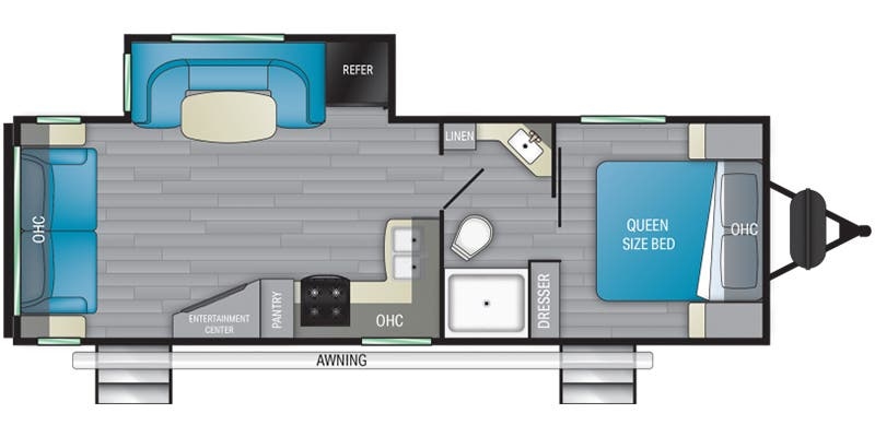 Heartland Sundance Ultra-Lite SDTT 268 RL floor plan