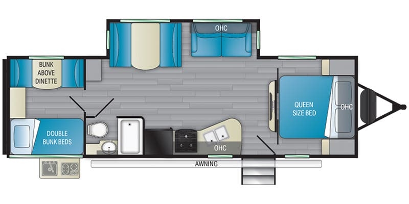 Heartland Sundance Ultra-Lite SDTT 291 QB floor plan