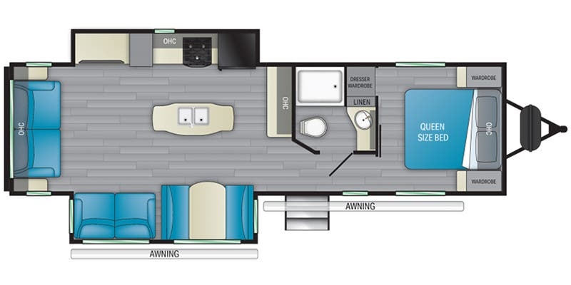 Heartland Sundance Ultra-Lite SDTT 293 RL floor plan