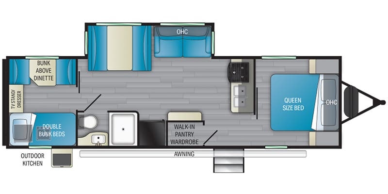Heartland Sundance Ultra-Lite SDTT 294 BH floor plan