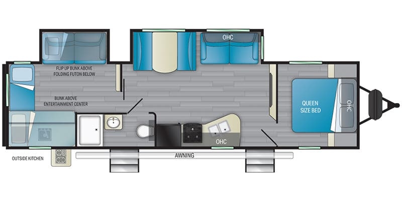 Heartland Sundance Ultra-Lite SDTT 324 BH floor plan