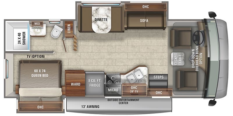 Jayco Alante 26X floor plan