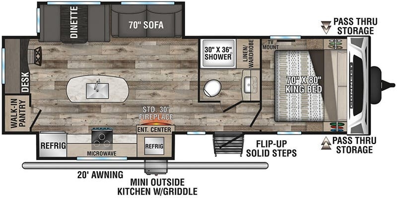 K-Z Connect C292RDK floor plan