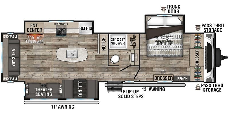 K-Z Connect C313MK floor plan