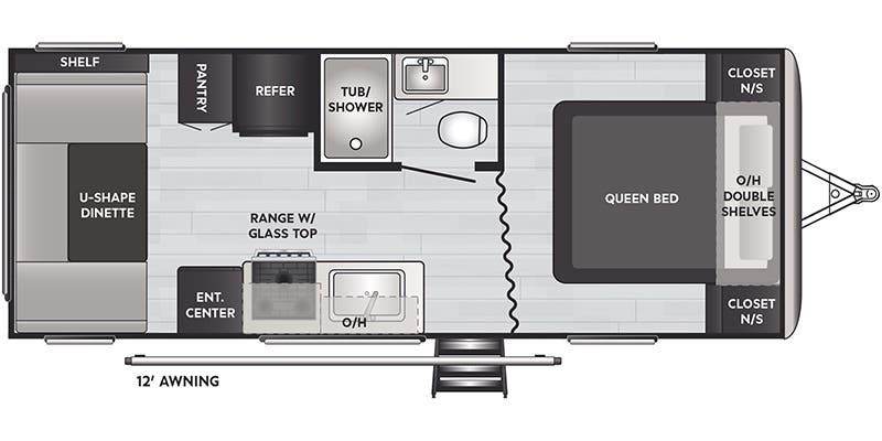 Keystone Springdale 202QBWE floor plan