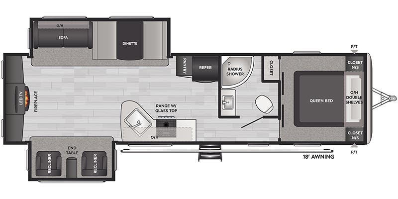 Keystone Springdale 311RE floor plan