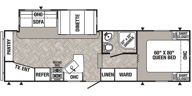 Palomino Puma 257RESS floor plan
