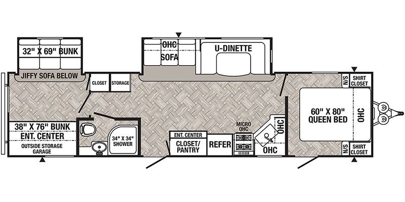Palomino Puma 31QBBH floor plan