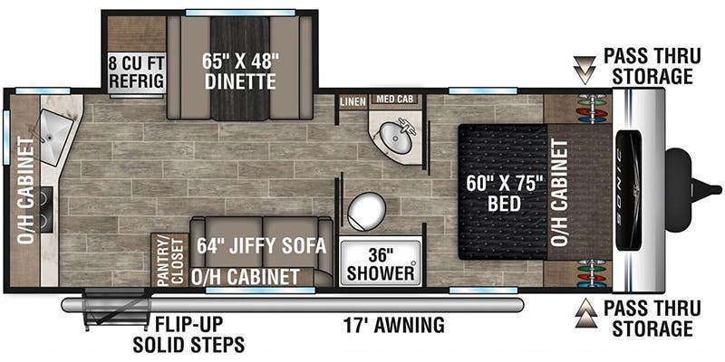Venture RV Sonic SN231VRK floor plan