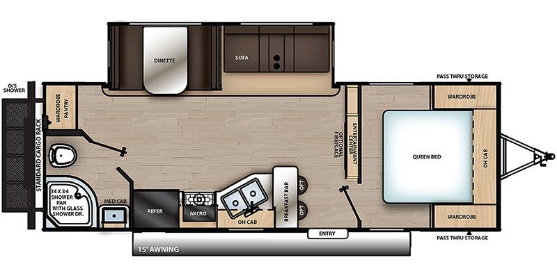 Coachmen Catalina Legacy Edition 243RBS floor plan