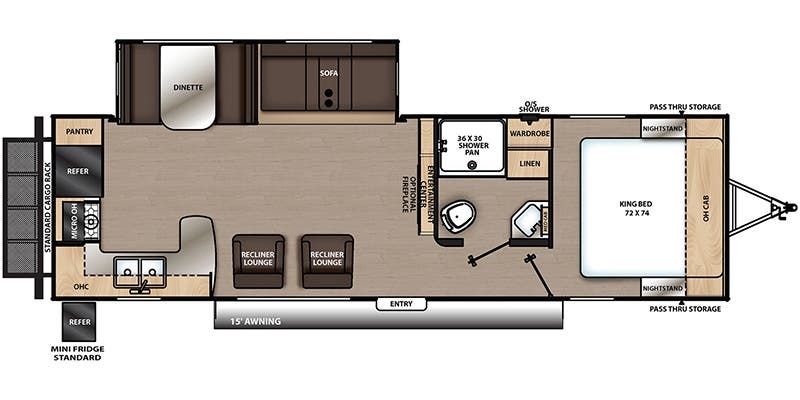 Coachmen Catalina Legacy Edition 283RKS floor plan