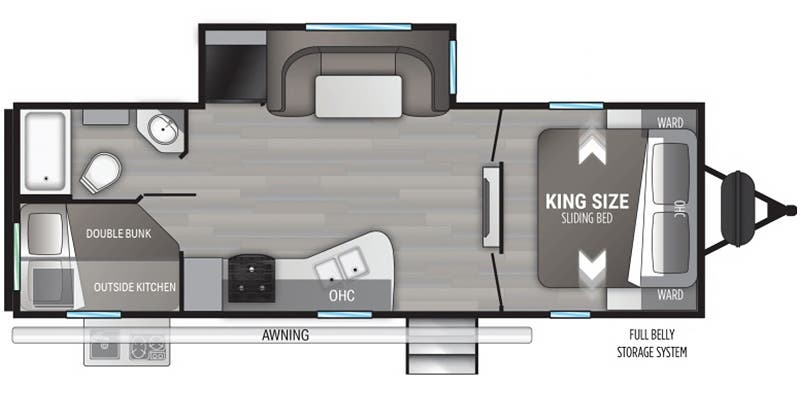 Cruiser RV Embrace EL252 floor plan