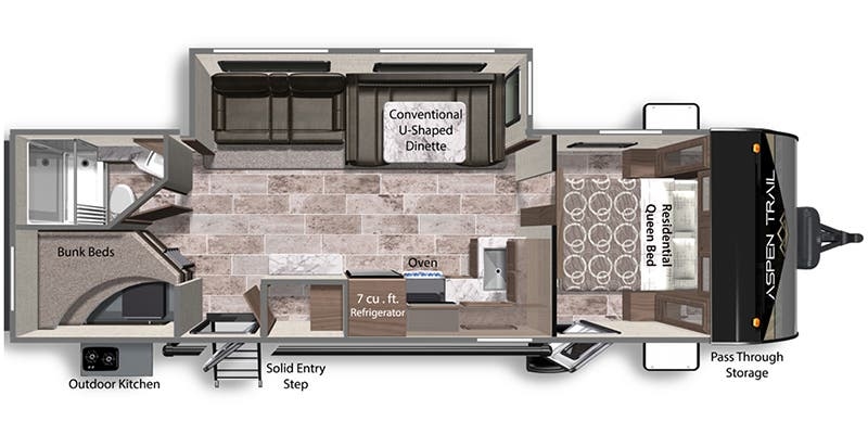 Dutchmen Aspen Trail 2790BHS floor plan