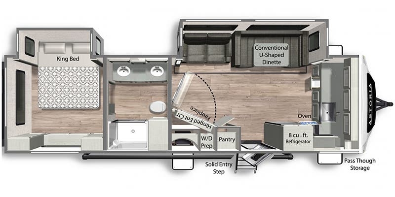 Dutchmen Astoria 2913FK floor plan