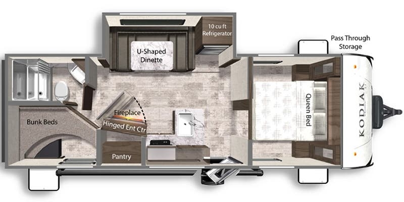 Dutchmen Kodiak SE 24SBH floor plan