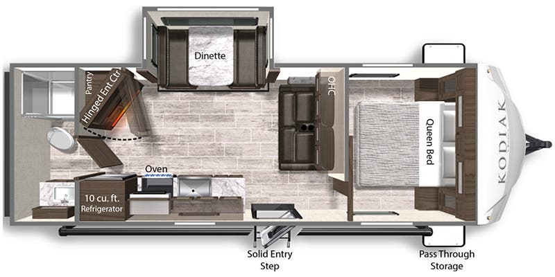 Dutchmen Kodiak Ultra-Lite 242RBSL floor plan