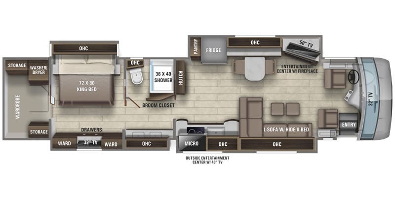 Entegra Coach Anthem 44Z floor plan