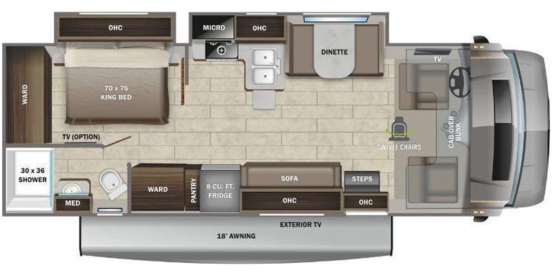 Entegra Coach Odyssey 27U floor plan