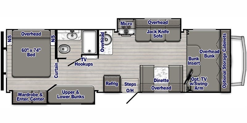 Gulf Stream Conquest Class C 63111 floor plan