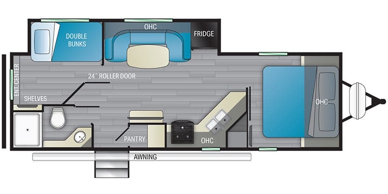 Heartland North Trail NT 26DBS floor plan