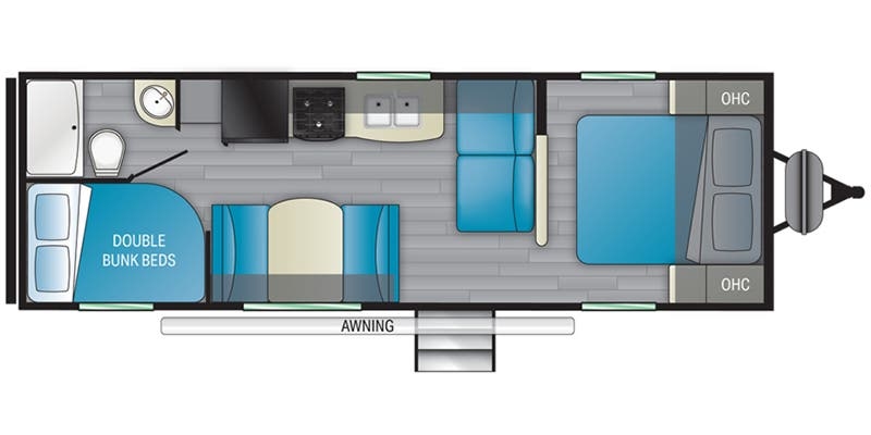 Heartland Prowler 250BH floor plan