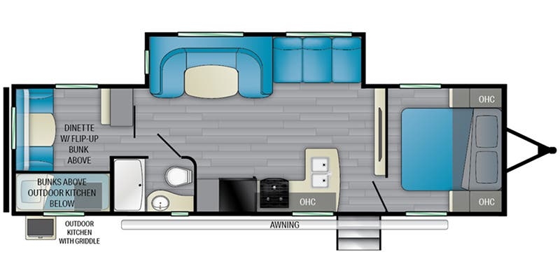 Heartland Prowler 303BH floor plan