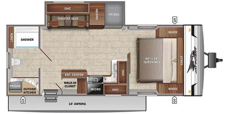 Jayco Jay Flight SLX 8 240RBS floor plan