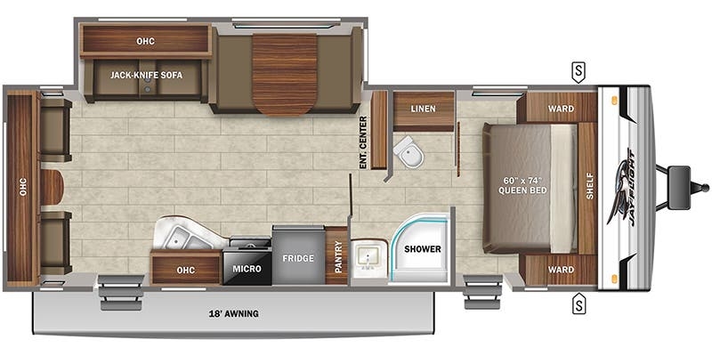 Jayco Jay Flight SLX 8 265RLS floor plan