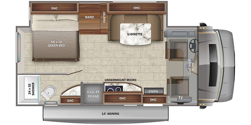 Jayco Melbourne Prestige 24LP floor plan