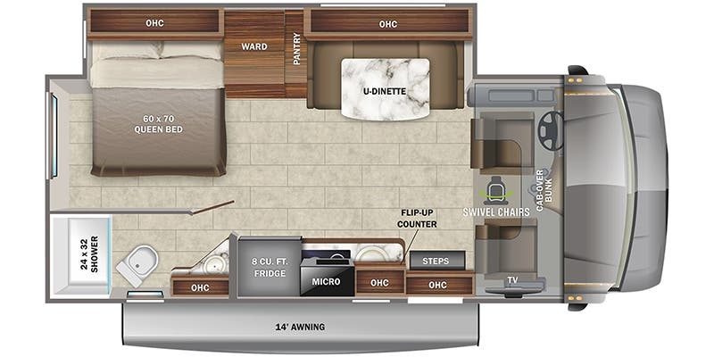 Jayco Melbourne 24L floor plan