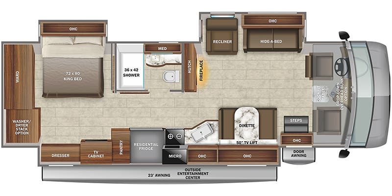 Jayco Precept Prestige 36H floor plan
